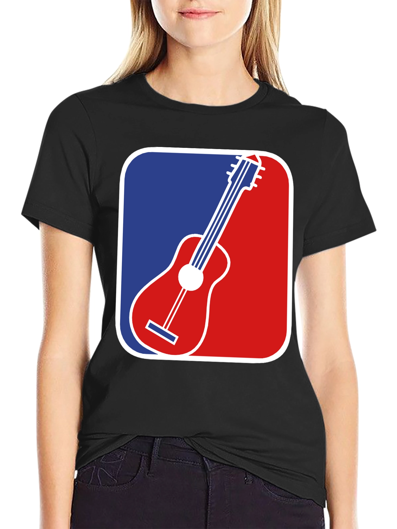 Guitar MLB Logo T-Shirt - Music Lover Apparel