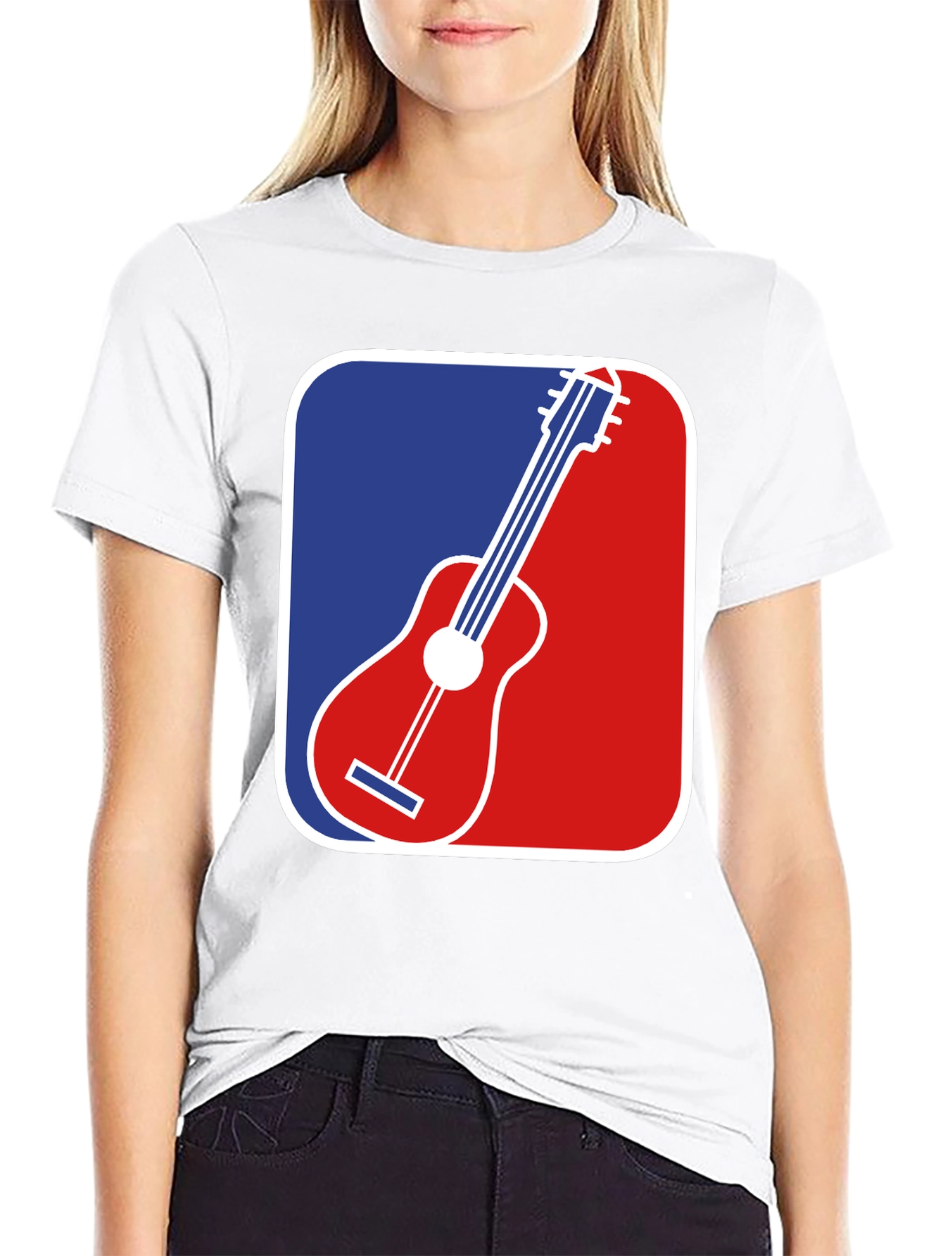 Guitar MLB Logo T-Shirt - Music Lover Apparel