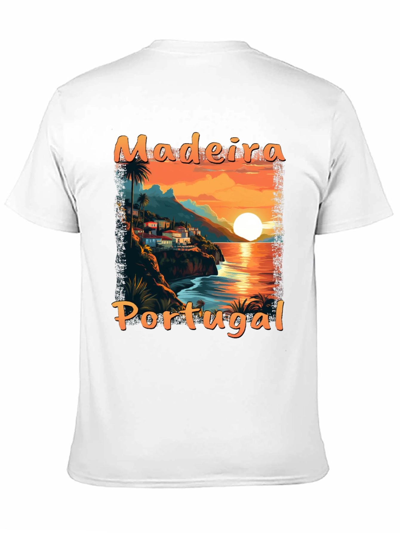Madeira Portugal Sunset Graphic T-Shirt