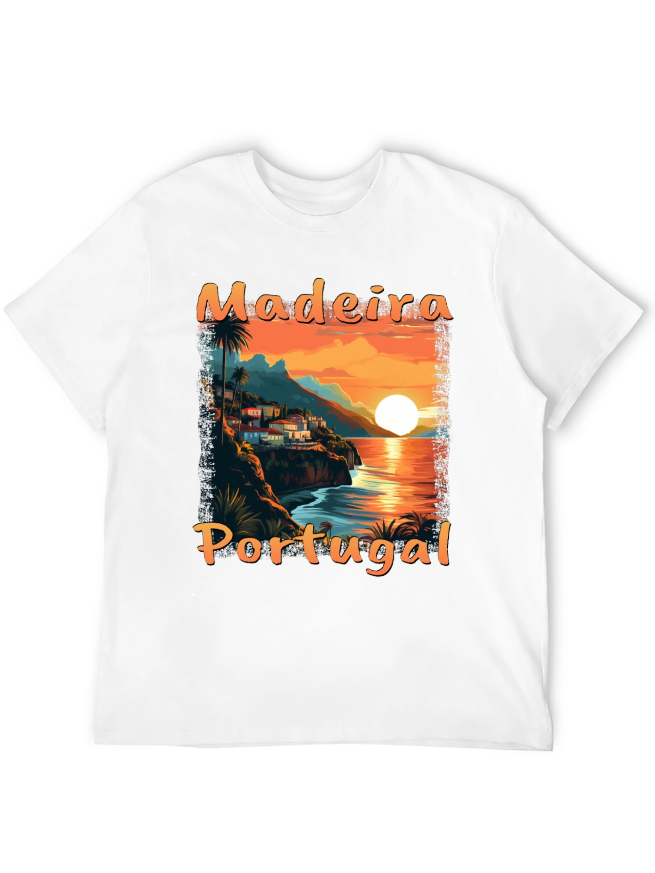 Madeira Portugal Sunset Graphic T-Shirt