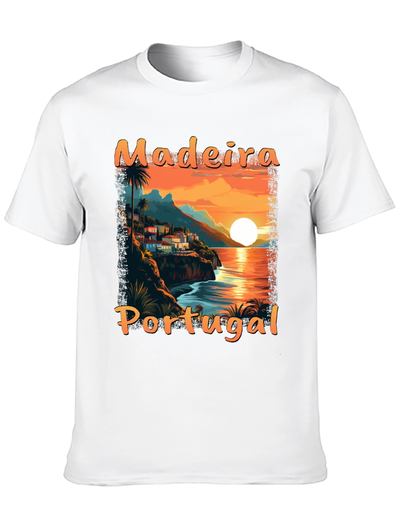 Madeira Portugal Sunset Graphic T-Shirt