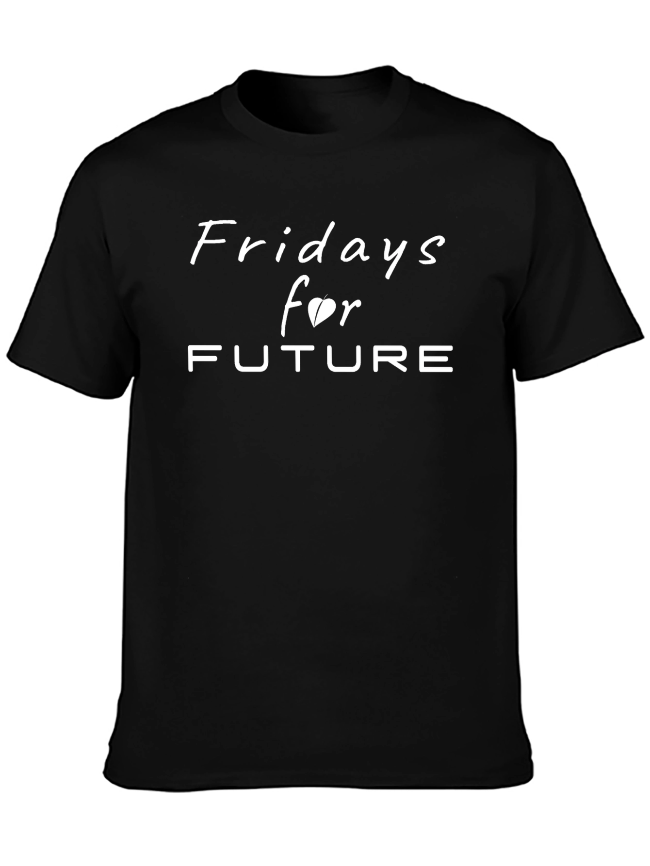 Fridays for Future Black T-Shirt