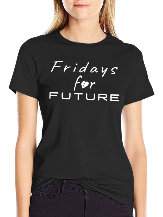 Fridays for Future Black T-Shirt