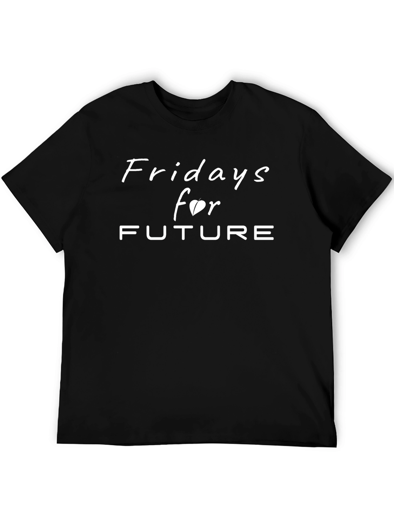 Fridays for Future Black T-Shirt
