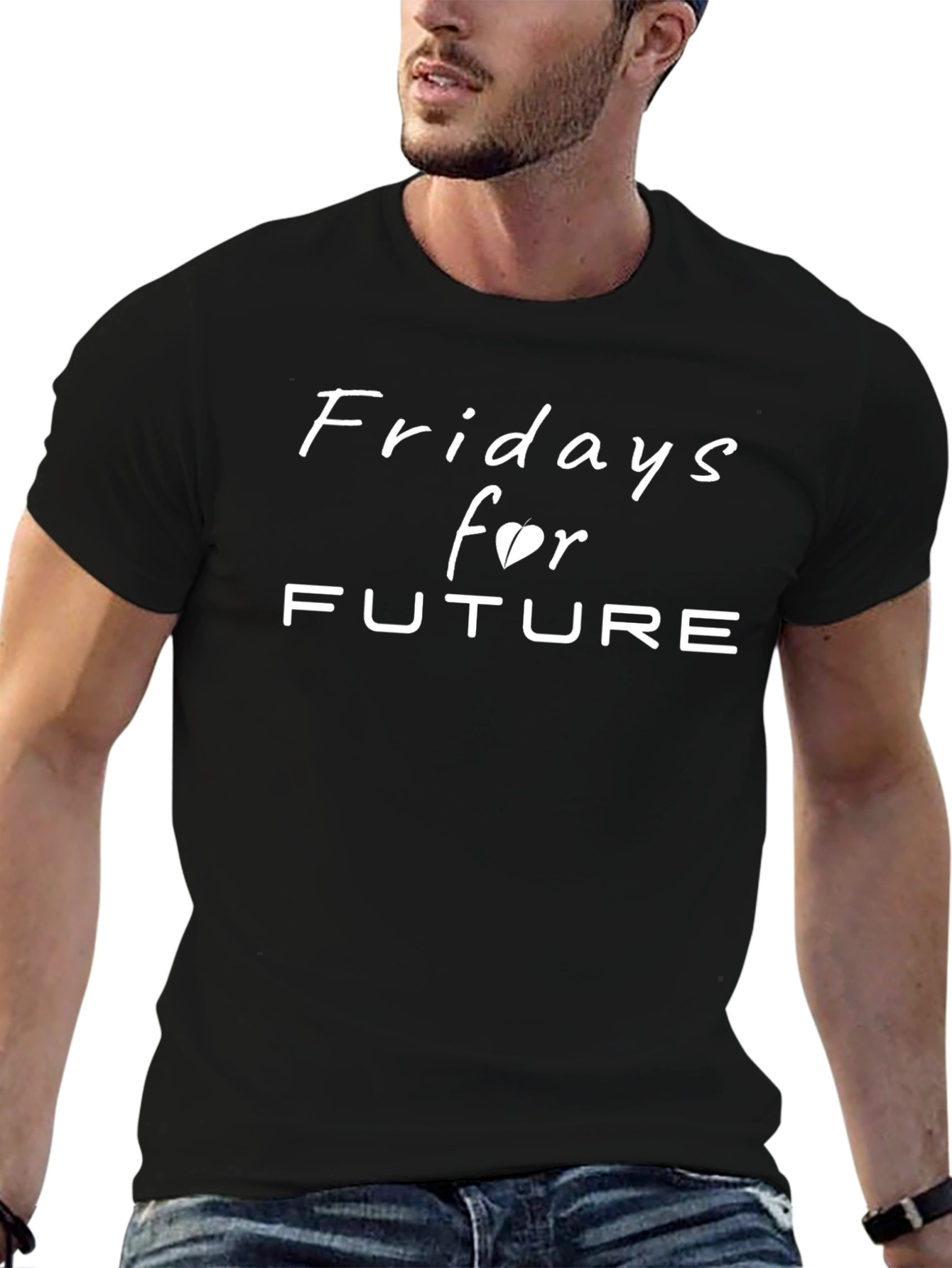 Fridays for Future Black T-Shirt