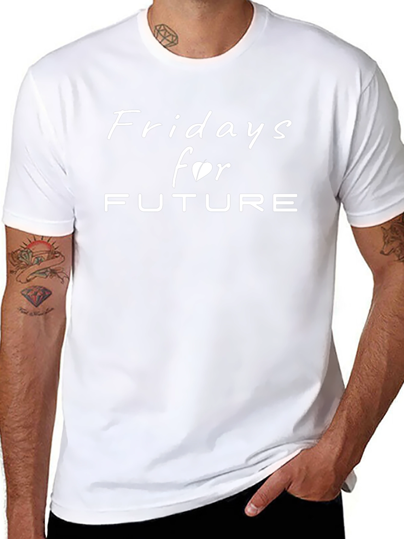 Fridays for Future Black T-Shirt