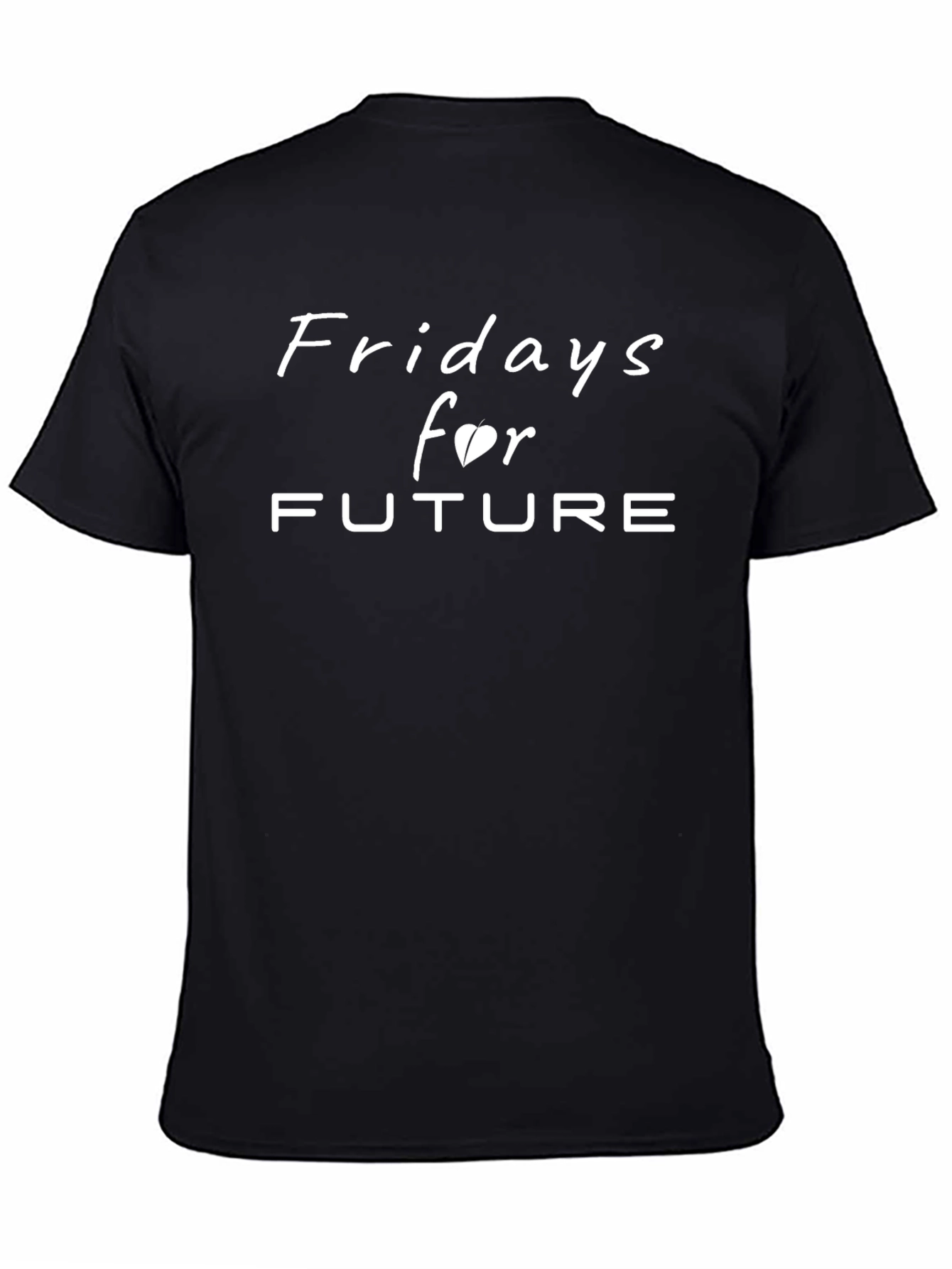 Fridays for Future Black T-Shirt