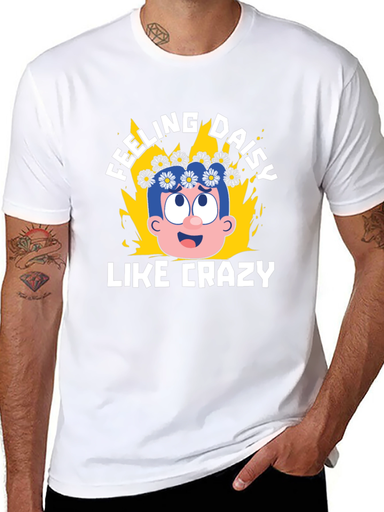 Feeling Daisy Like Crazy Graphic T-Shirt
