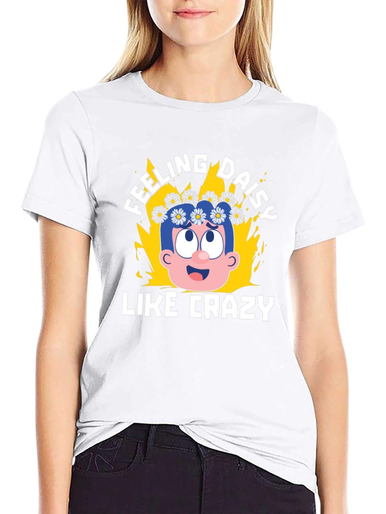 Feeling Daisy Like Crazy Graphic T-Shirt