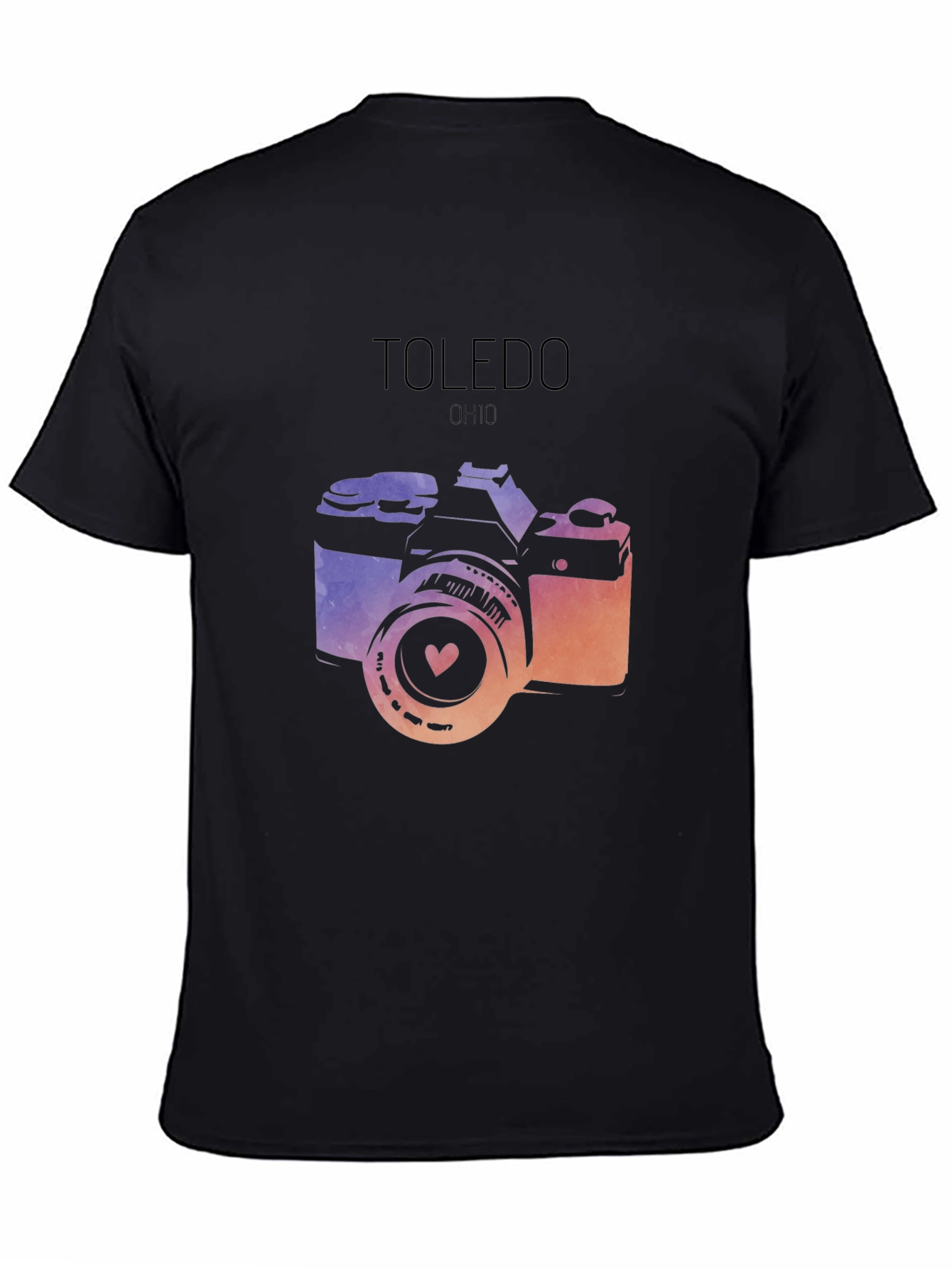 Toledo Ohio Camera Graphic T-Shirt