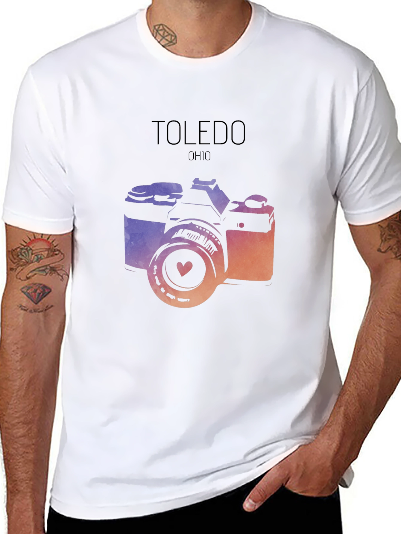 Toledo Ohio Camera Graphic T-Shirt