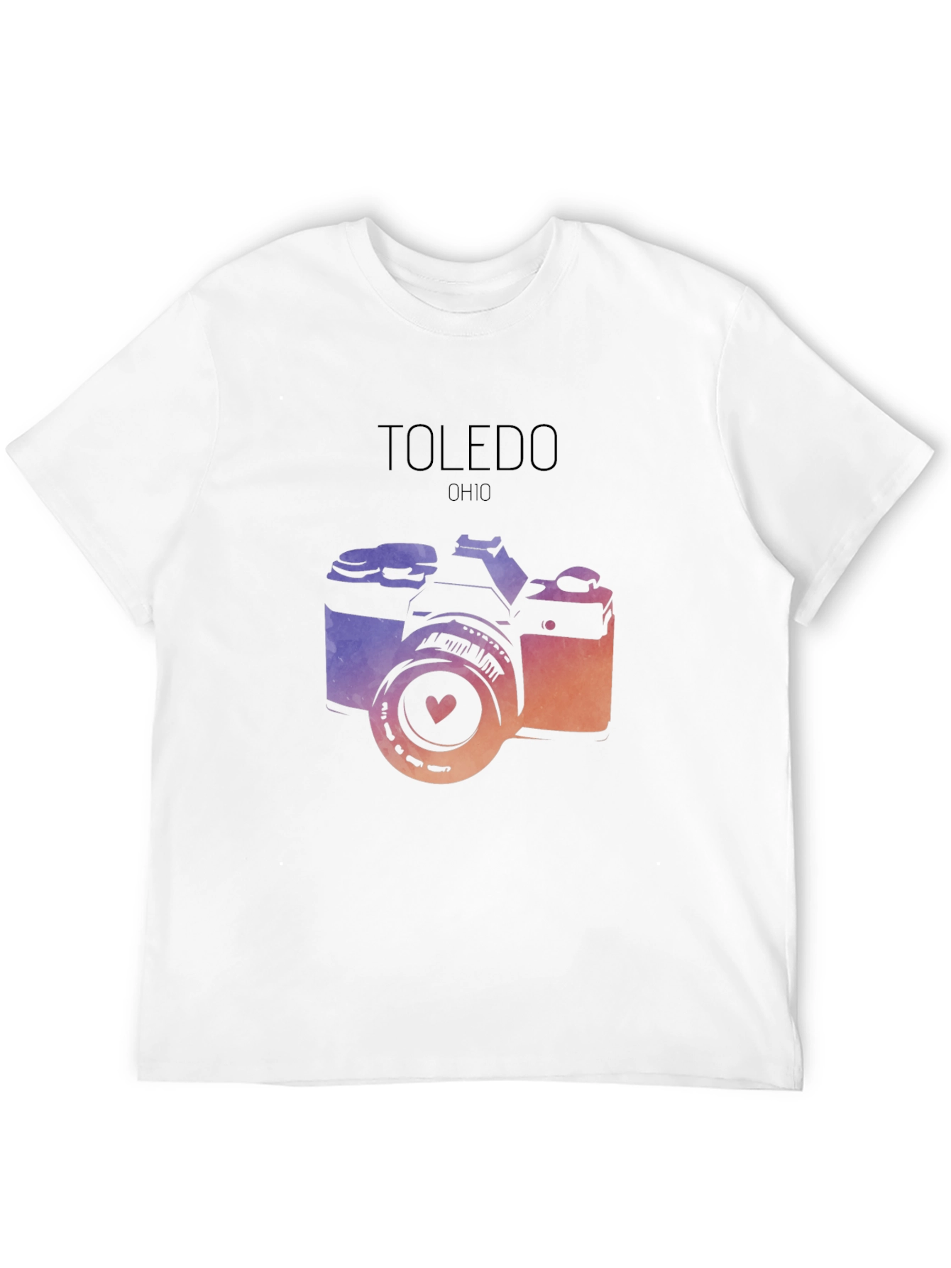 Toledo Ohio Camera Graphic T-Shirt