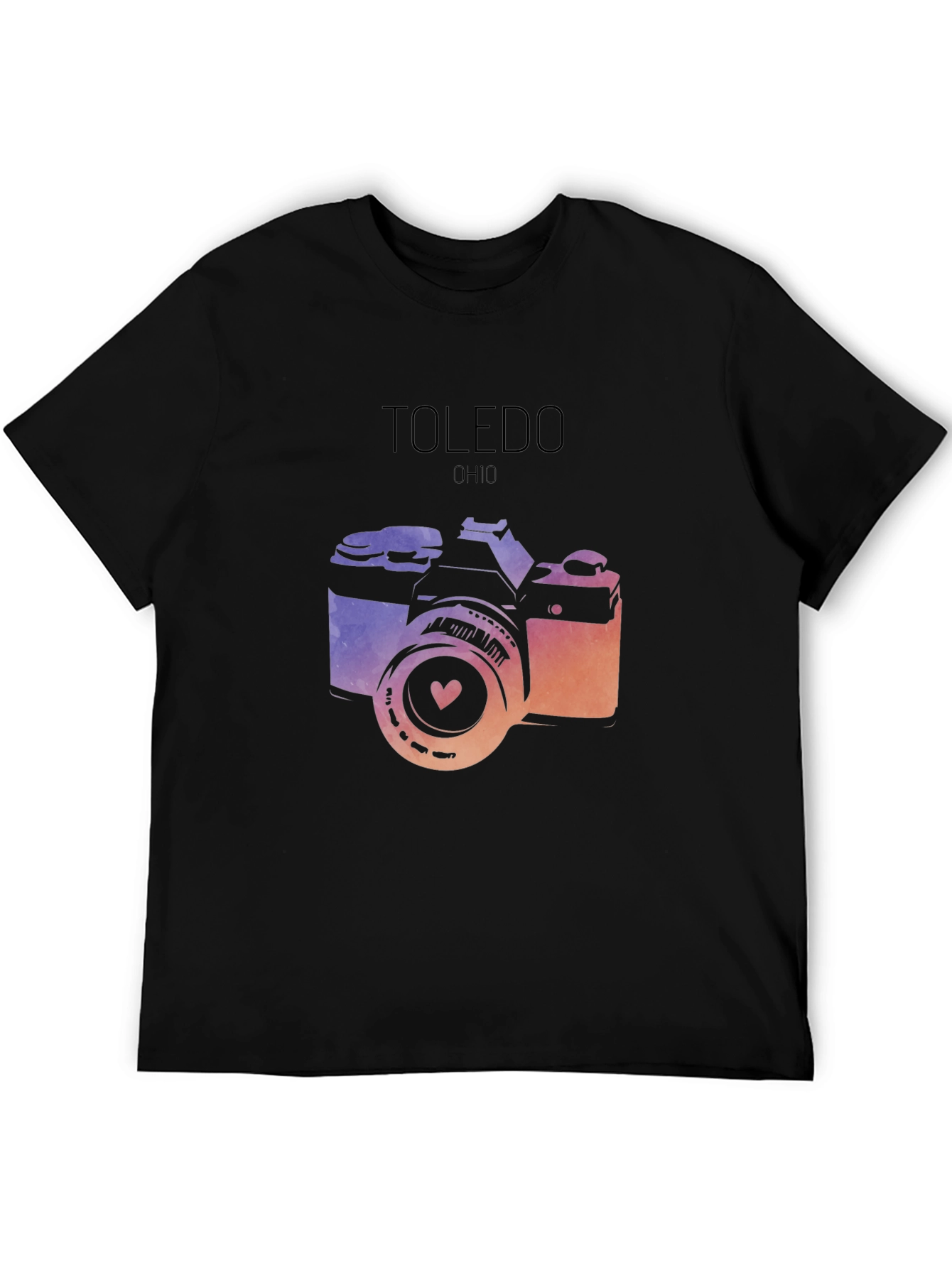 Toledo Ohio Camera Graphic T-Shirt