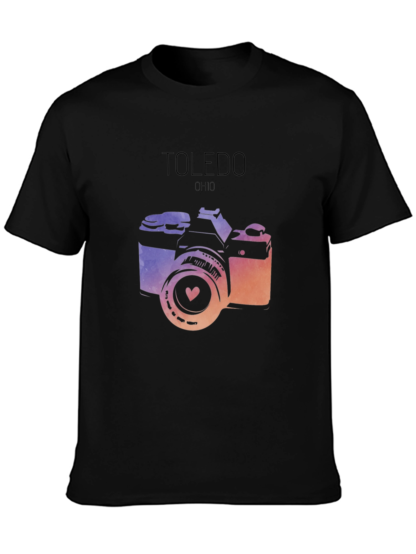 Toledo Ohio Camera Graphic T-Shirt